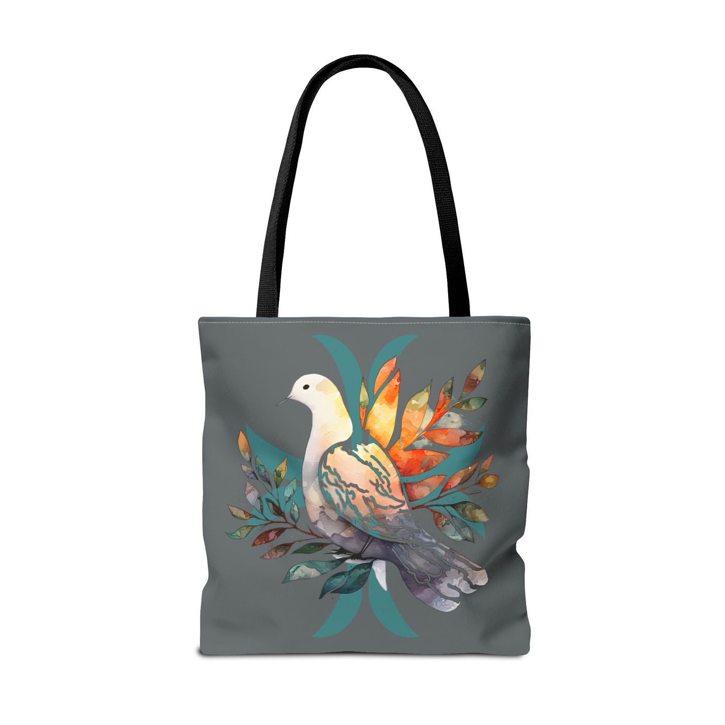Peaceful Dove Tote Bag in Grey