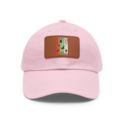 The Nerdy Birder I'm A Nerdy Birder Dad Hat with Leather Patch for Inspired by childhood memories of playful glamour, Stylish Outdoor Cap, Gift for Bird Watching Enthusiasts, Casual Fashion Accessory
