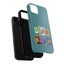 The Nerdy Birder - Bird Nerd Tough Phone Cover for Bird Lovers, Unique Gift for Wildlife Enthusiasts