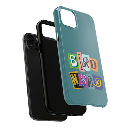 The Nerdy Birder - Bird Nerd Tough Phone Cover for Bird Lovers, Unique Gift for Wildlife Enthusiasts