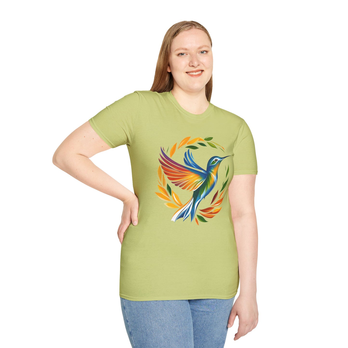 Hummingbird Rainbow Softstyle T-Shirt
