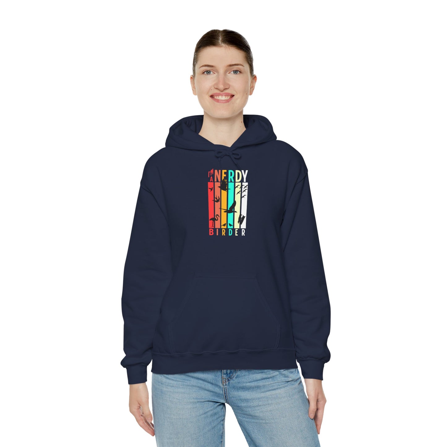 The Nerdy Birder - "I'm A Nerdy Birder" Unisex Hoodie - Cozy Sweatshirt for Nature Lovers
