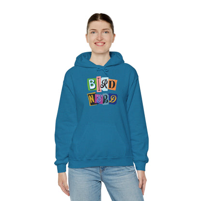 Bird Nerd Unisex Hooded Sweatshirt - Cozy Gift for Birdwatchers, Nature Lovers, Casual Style, Eco-Friendly, Every Day Wear