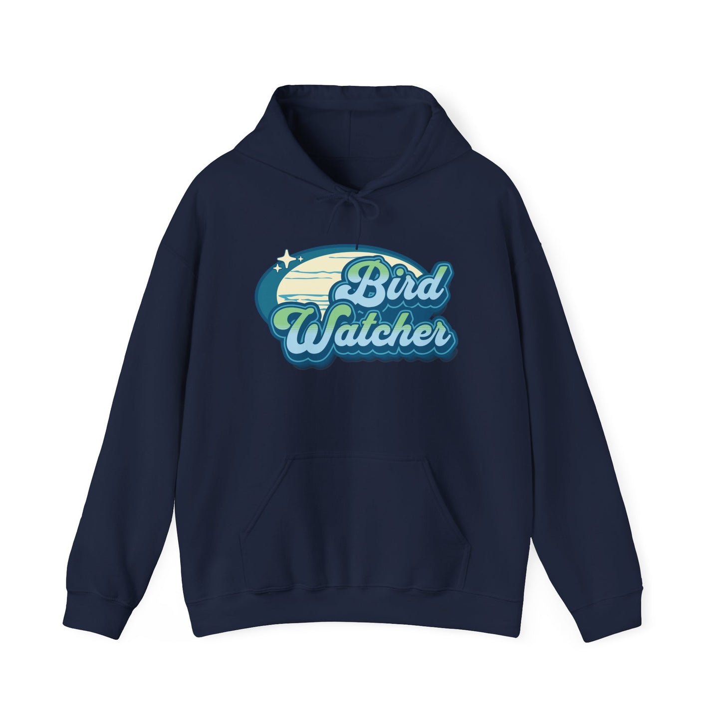 The Nerdy Birder Bird Watcher Teal Unisex Hoodie - Cozy Sweatshirt for Nature Lovers