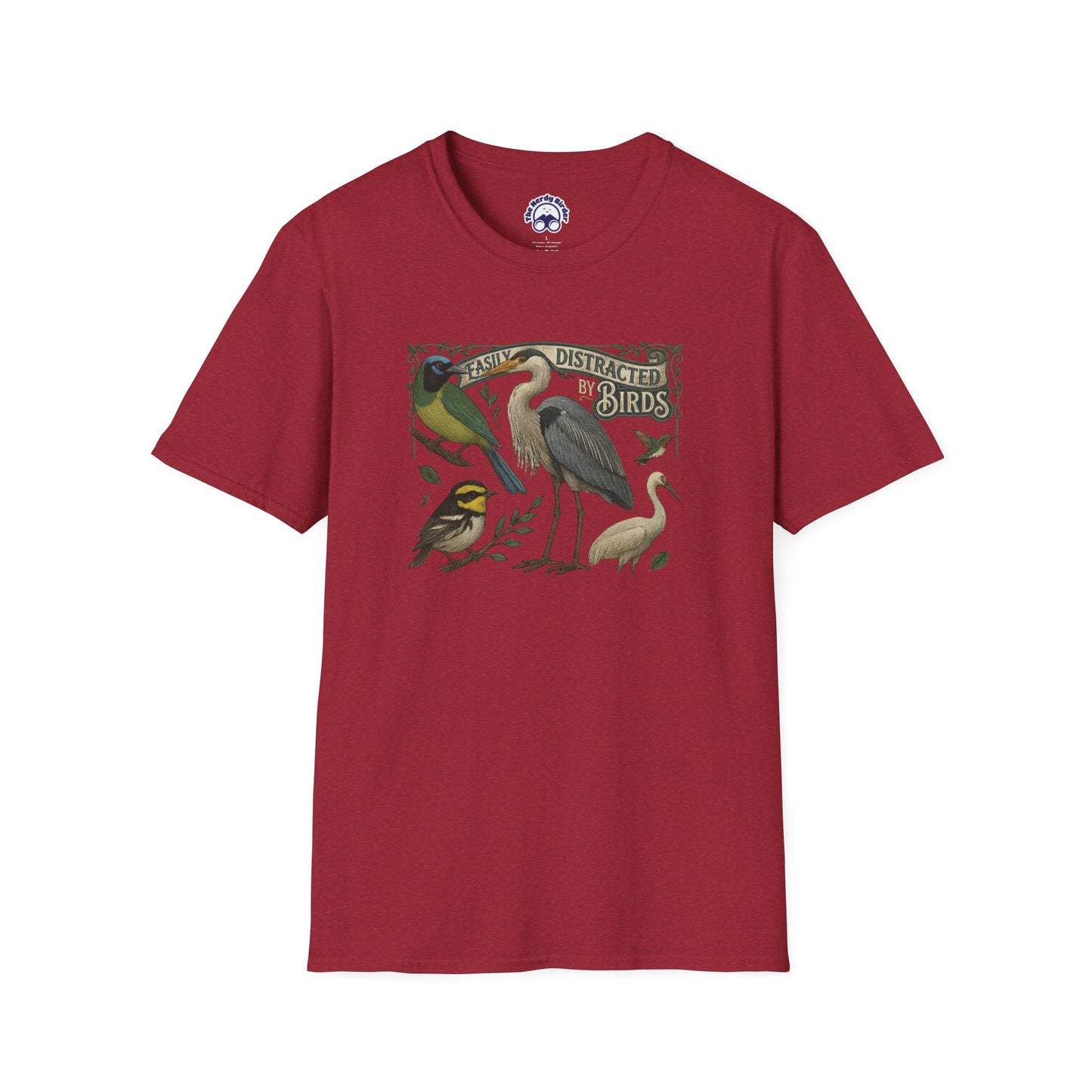 Easily Distracted by Texas Birds Graphic T-Shirt