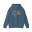 Bird Heart Unisex Hoodie Back Design - Cozy Sweatshirt for Nature Lovers