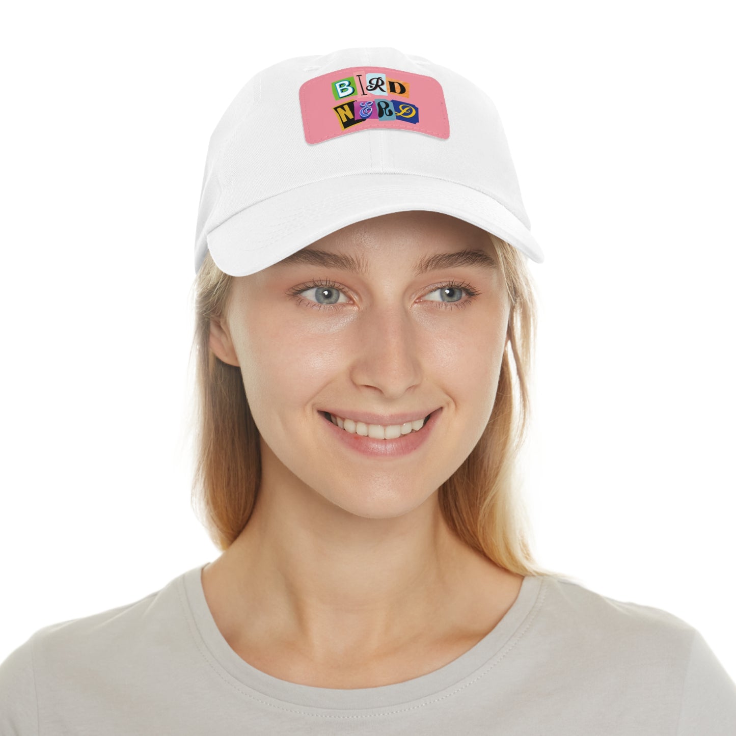 The Nerdy Birder - Bird Nerd Dad Hat with Leather Patch, Casual Cap for Bird Lovers, Unique Gift for Birdwatching, Outdoor Adventure Hat, Unisex