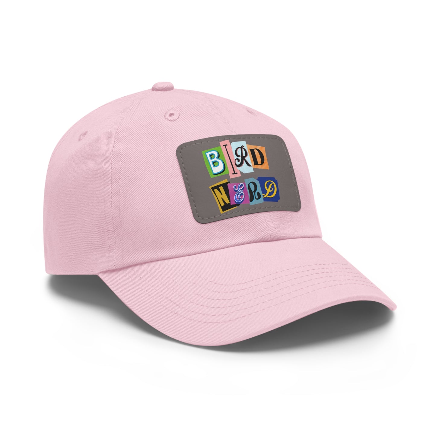 The Nerdy Birder - Bird Nerd Dad Hat with Leather Patch, Casual Cap for Bird Lovers, Unique Gift for Birdwatching, Outdoor Adventure Hat, Unisex