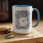 Cute Bird & Cherry Blossom Accent Coffee Mug - 11oz & 15oz
