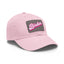 Pink Birder Hat with Leather Patch