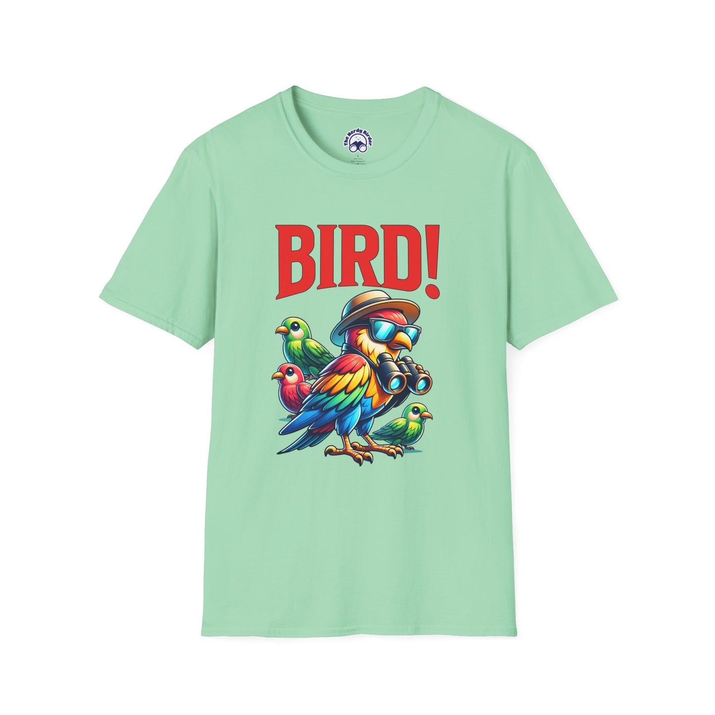 Colorful BIRD! Unisex Softstyle T-Shirt