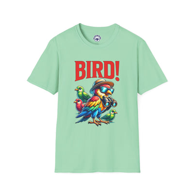 Colorful BIRD! Unisex Softstyle T-Shirt