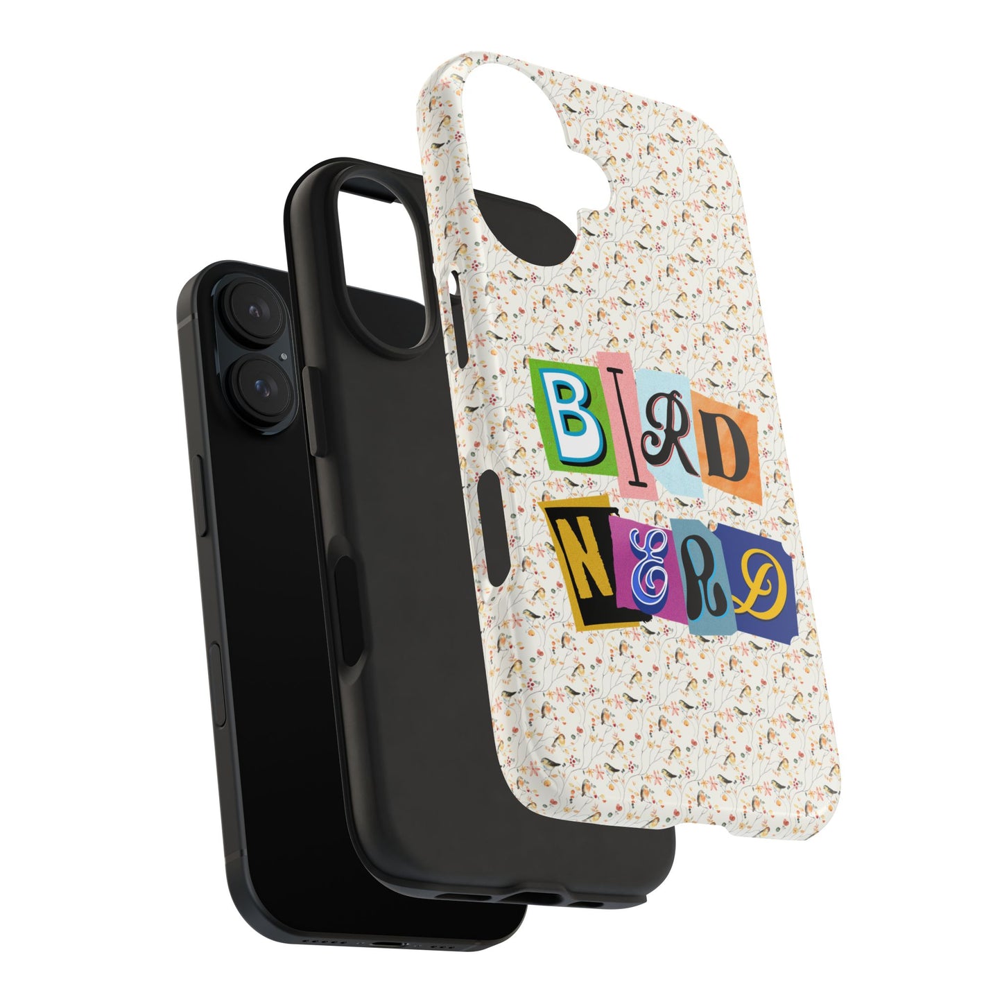 Bird Nerd Tough Phone Case - Fun & Colorful Design for Bird Lovers