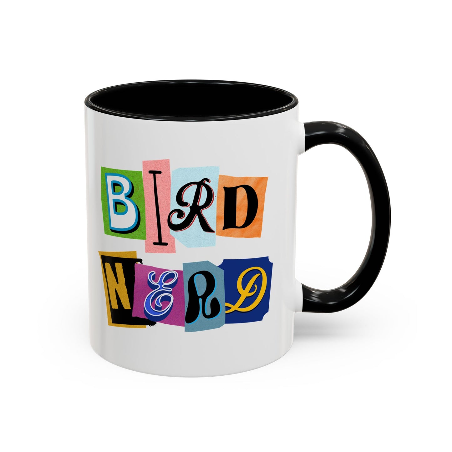 Bird Nerd Accent Coffee Mug - Fun & Quirky Gift for Bird Lovers