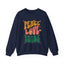 Peace Love Birds Crewneck Sweatshirt - Unisex Cozy Fashion for Nature Lovers