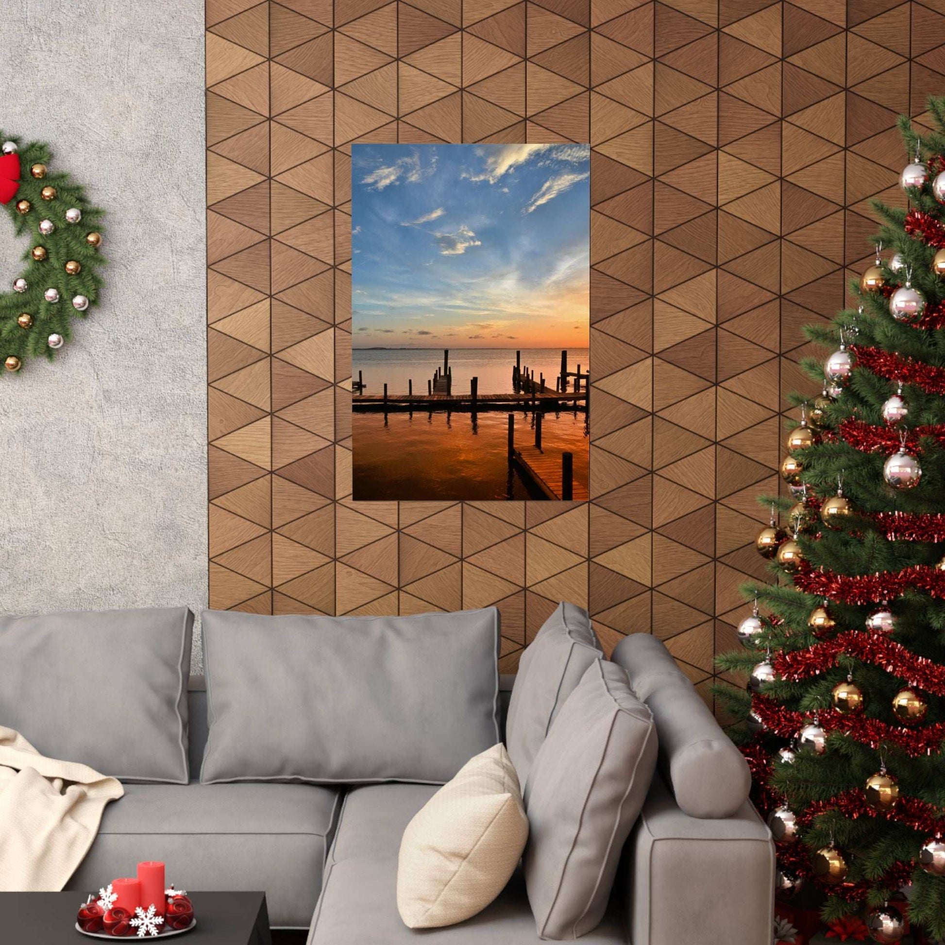 Serene Sunset Matte Vertical Poster - Perfect Wall Art for Home Decor