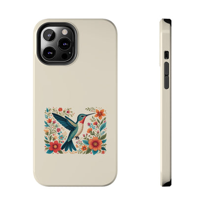 Hummingbird in Bloom Tough Phone Cases