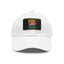 Peace Love Birds  Hat with Leather Patch, Casual Cap for Bird Lovers