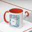 Cute Bird & Cherry Blossom Accent Coffee Mug - 11oz & 15oz