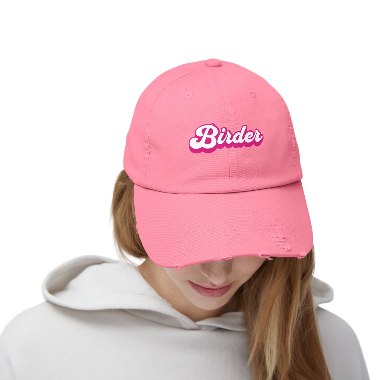The Nerdy Birder Birder Vintage Style Hat - Unisex Distressed Cap