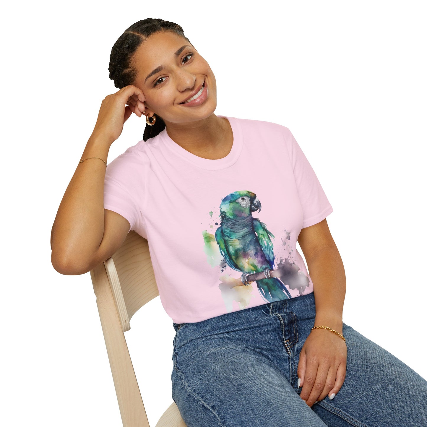 Elegant Parrot Unisex Softstyle T-Shirt