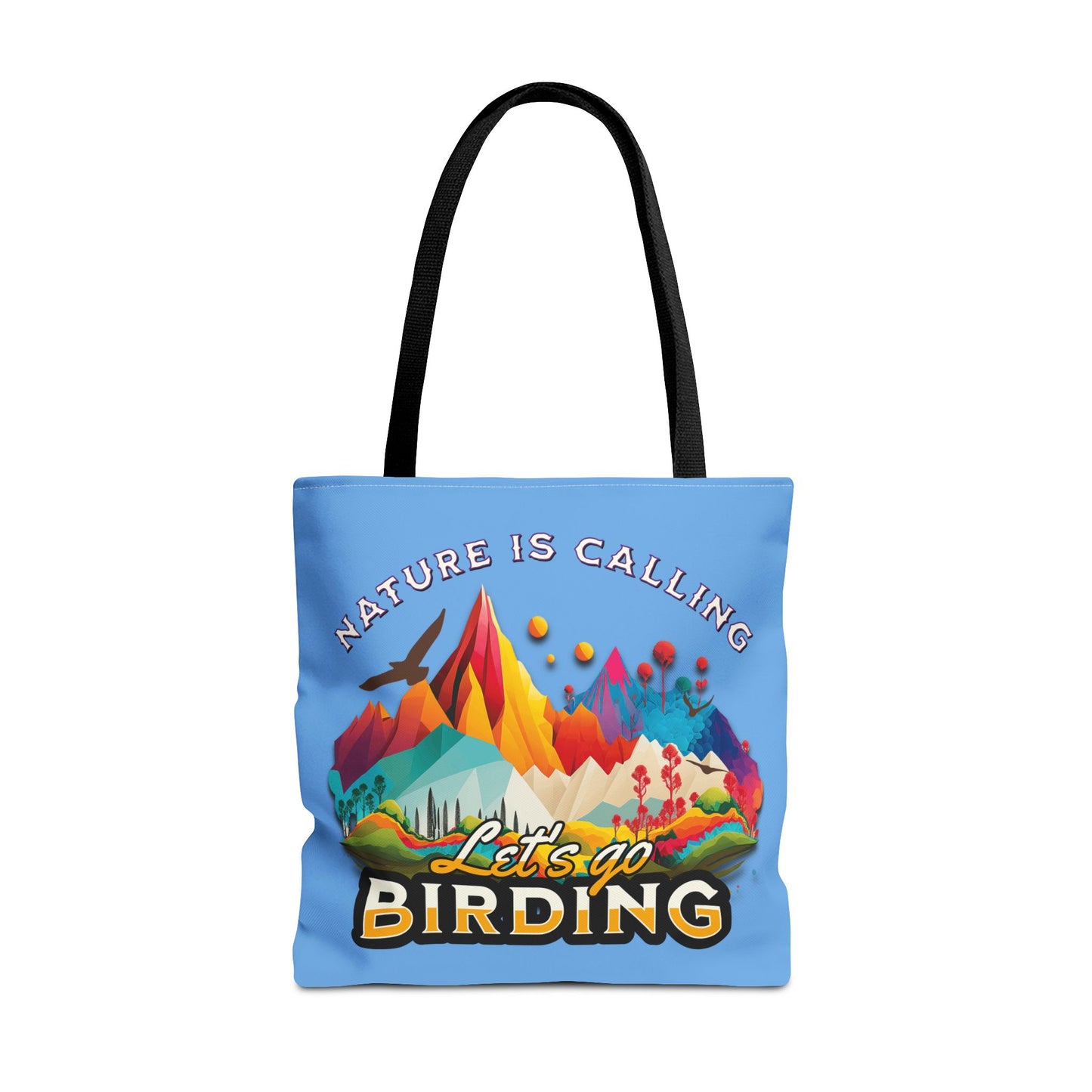 Nature-Inspired Tote Bag - 'Nature is Calling' Birding Design