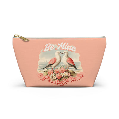Vintage Inspired - Be Mine - Accessory Pouch - Lovebirds Design