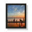 Serene Sunset Framed Vertical Poster - Tranquil Wall Art for Home Decor