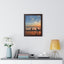 Serene Sunset Framed Vertical Poster - Tranquil Wall Art for Home Decor