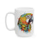 Vibrant Parrot Ceramic Mug - Colorful Bird Design