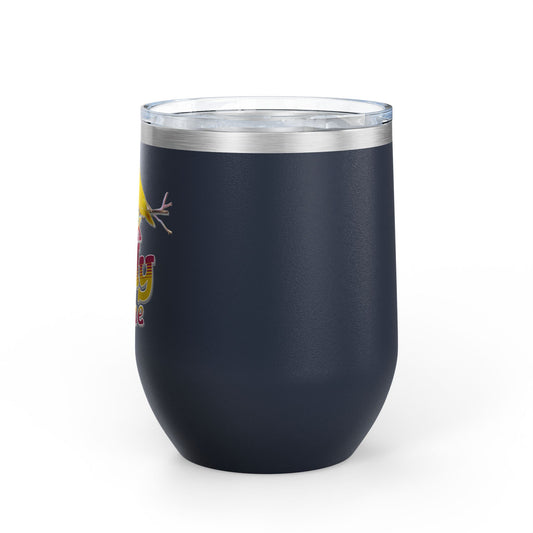 Talk Birdy To Me 12oz Wine Tumbler - Perfect Gift for Bird Lovers