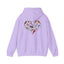 Bird Heart Unisex Hoodie Back Design - Cozy Sweatshirt for Nature Lovers