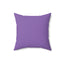 Boho-Chic Purple Hues Feather Decorative Pillow | Cozy Home Accent