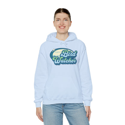 The Nerdy Birder Bird Watcher Teal Unisex Hoodie - Cozy Sweatshirt for Nature Lovers
