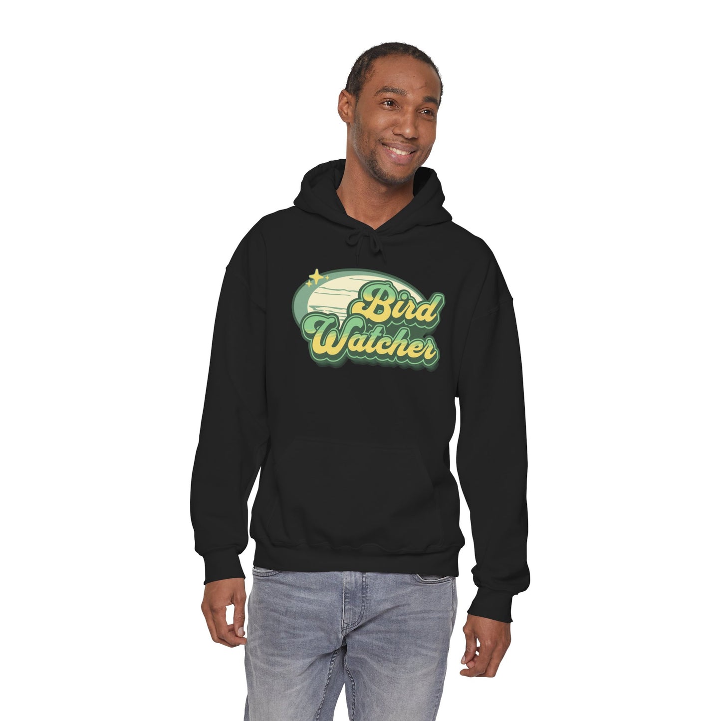 The Nerdy Birder Bird Watcher Green Unisex Hoodie