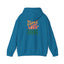 Peace Love Birds Unisex Hoodie Back Design - Cozy Sweatshirt for Nature Lovers