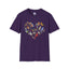 Bird Heart Unisex Softstyle T-Shirt - Heart Design