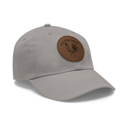 The Nerdy Birder - "Fluent in Fowl Language"  Dad Hat, Leather Patch Cap, Perfect Gift for Dads, Nature Lovers, Casual Style Cap, Summer Accessories
