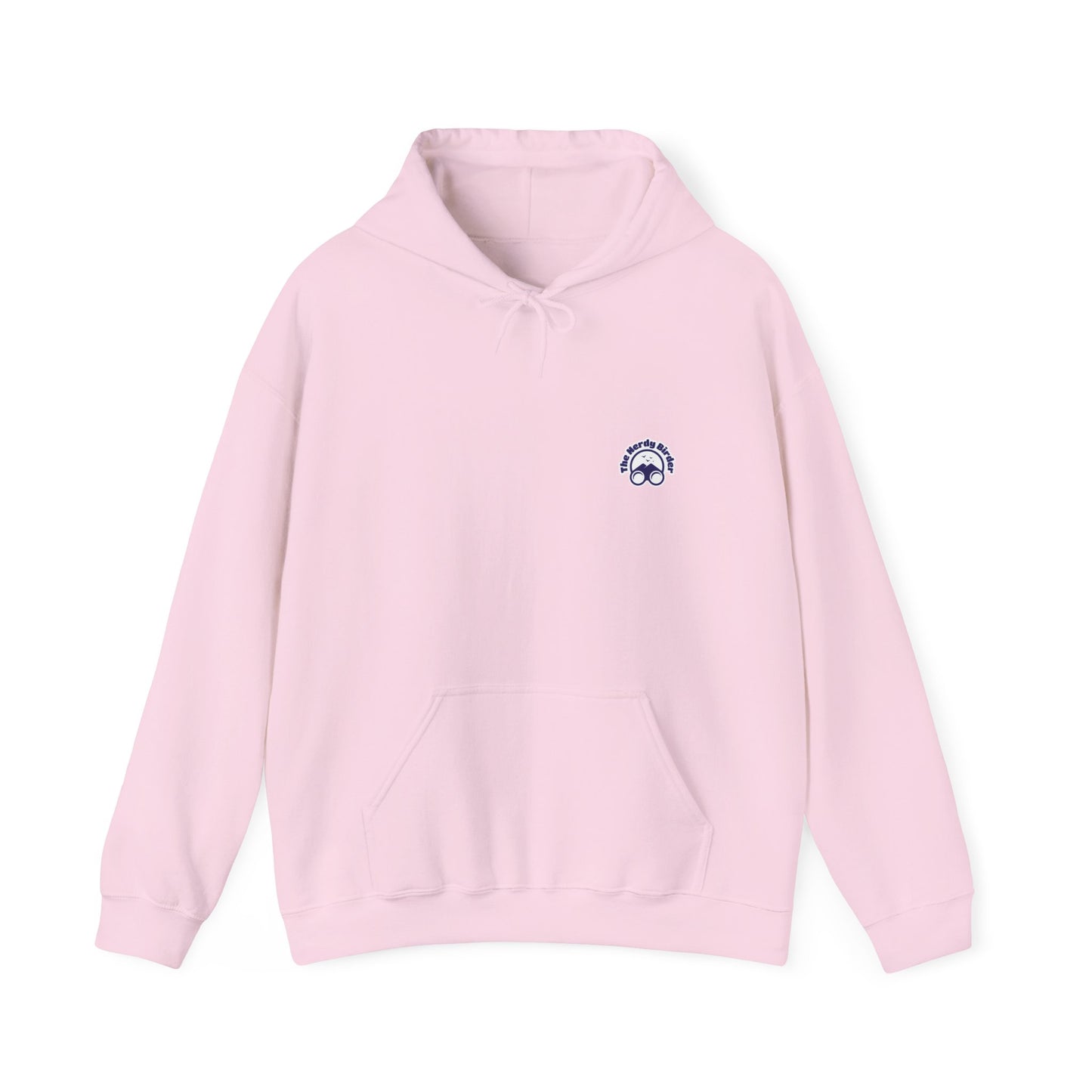 Peace Love Birds Unisex Hoodie Back Design - Cozy Sweatshirt for Nature Lovers