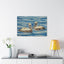 Elegant Pelican Canvas Gallery Wrap - Coastal Wall Art for Nature Lovers