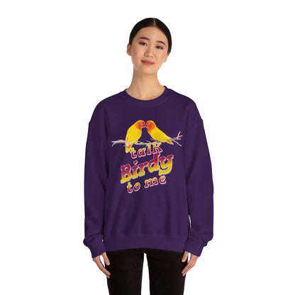 Talk Birdy to Me Unisex Heavy Blend Crewneck Sweatshirt