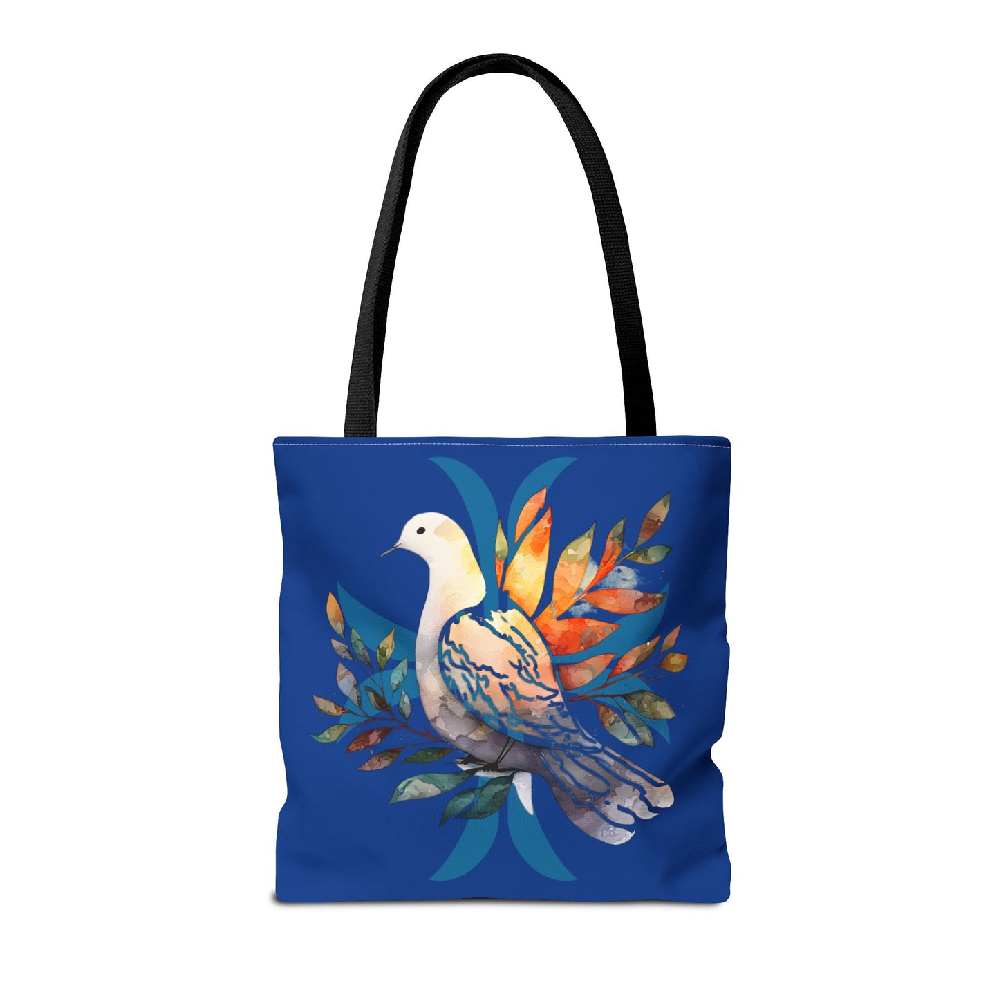 Peaceful Dove Tote Bag in Blue