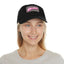 Pink Birder Hat with Leather Patch
