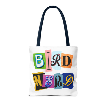 Colorful "Bird Nerd" Tote Bag - Perfect for Nature Lovers & Birdwatchers