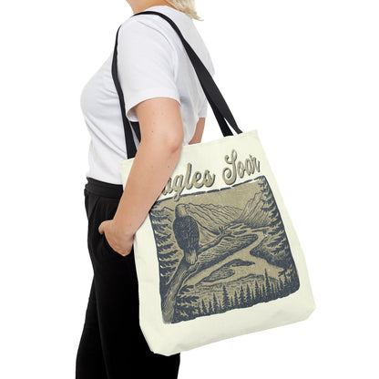 Eagles Soar Tote Bag - Nature Lover's Canvas Bag