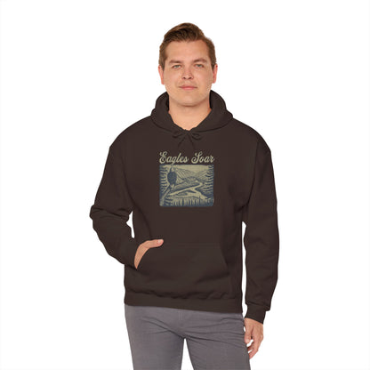 Eagle Soars Unisex Hoodie - Cozy Sweatshirt for Nature Lovers