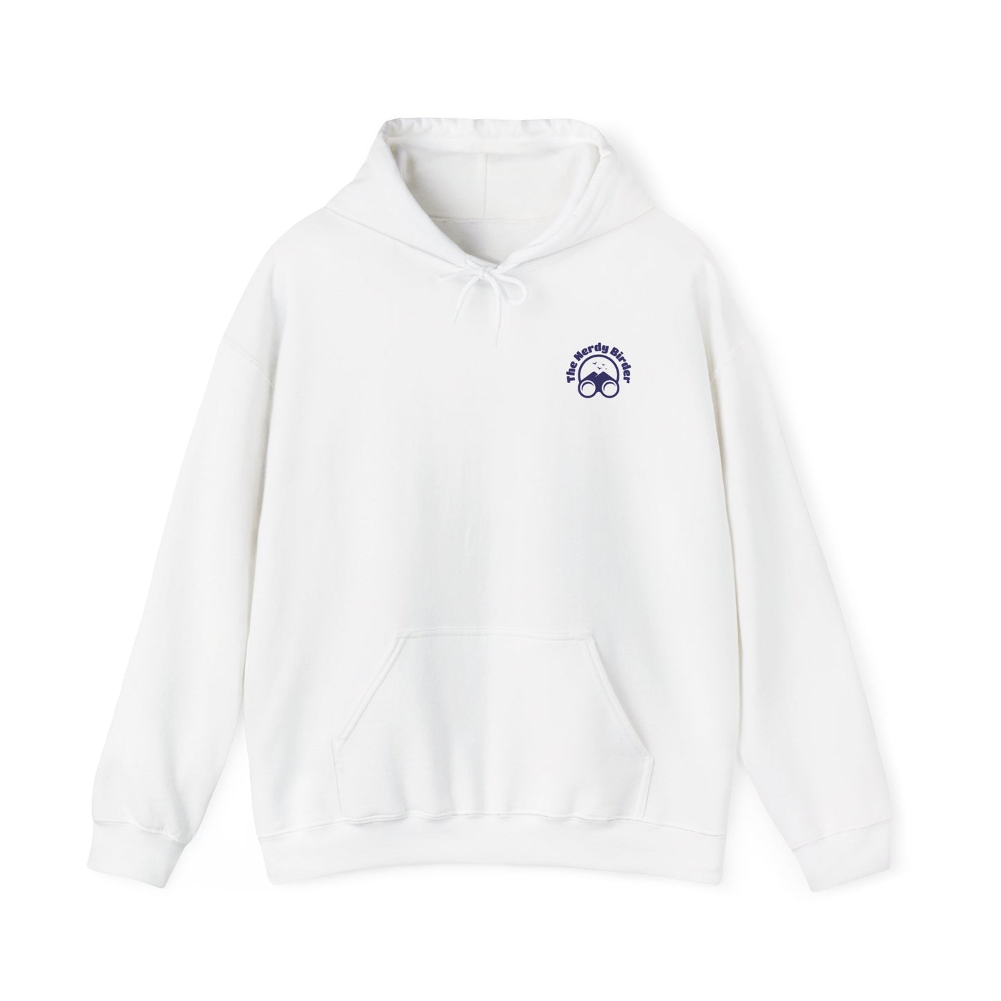 The Nerdy Birder Silly Goose Club Back Design Unisex Hoodie - Cozy Sweatshirt for Nature Lovers