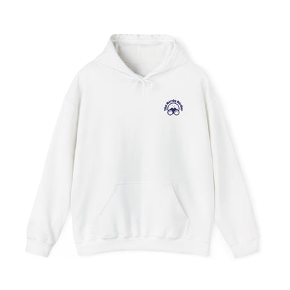 The Nerdy Birder Silly Goose Club Back Design Unisex Hoodie - Cozy Sweatshirt for Nature Lovers