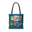 Bird Nerd Teal Tote Bag – Perfect for Bird Lovers & Nature Enthusiasts