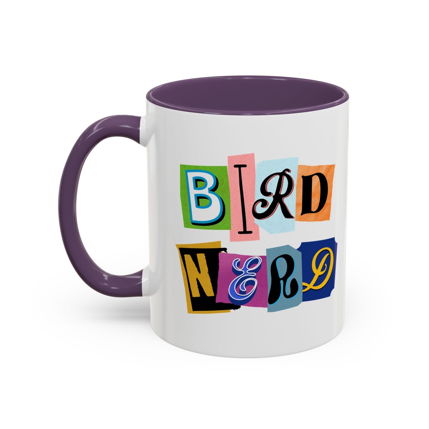 Bird Nerd Accent Coffee Mug - Fun & Quirky Gift for Bird Lovers